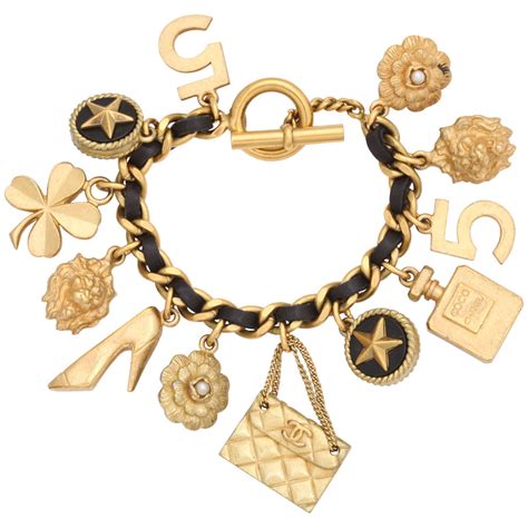 bracelet chanel vintage prix|chanel charms for bracelet making.